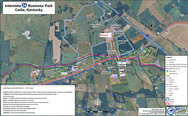 Interstate 24 Business Park Aerial view